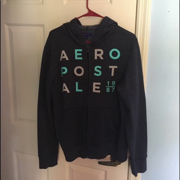 Aeropostale Other - Aeropostale Blue ZIP-Up Hoodie